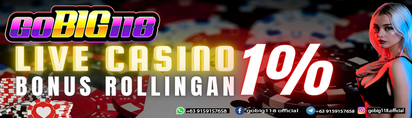BONUS ROLLINGAN LIVECASINO TERBESAR 1%
