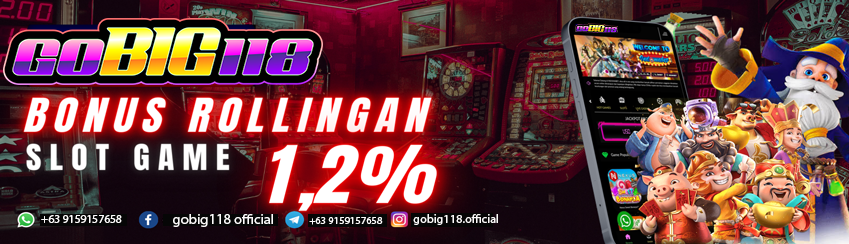 BONUS ROLLINGAN SLOTS TERBESAR 1,2%